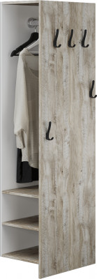 Чикаго Вешало напольное ЧВ-30, Дуб юкон/Белый