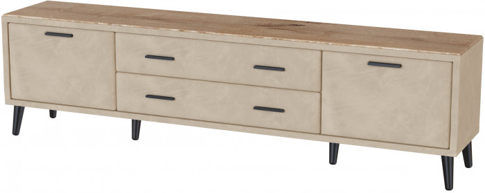 Тумба ТВ интерьерная 2,0 Пай бежевый/мдф дуб канадский