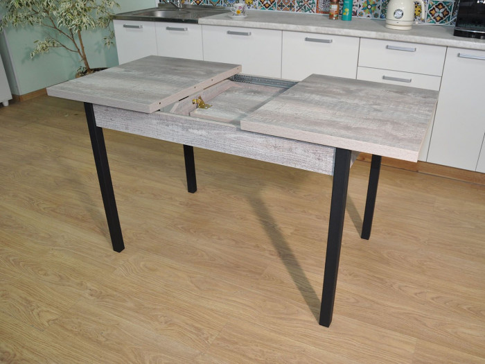 Обеденная группа Колорадо / Стул Х 4 шт. / Бетон темный/черный / бид 27