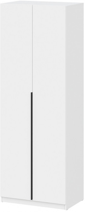 Шкаф распашной с наполнением (5 полок + 2 ящика) ШК 5 (800), Белый