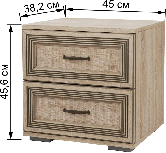 Ливорно Тумба прикроватная ЛТ-20 дуб сонома