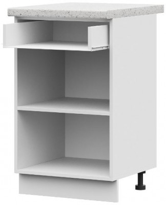 ШН1Я 500 корпус шкаф нижн. с 1ящ (500х820х474) ПВ белый