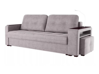 Диван Smart 4 пуф справа Б3-3Т-Б4 СК Велюр Кашемир 890