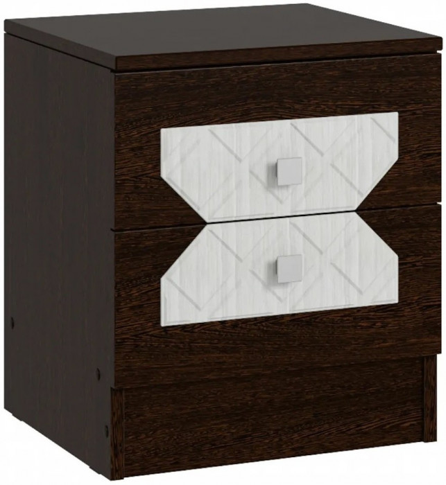 Николь Тумба прикроватная, Ясень Шимо/Лиственница темная