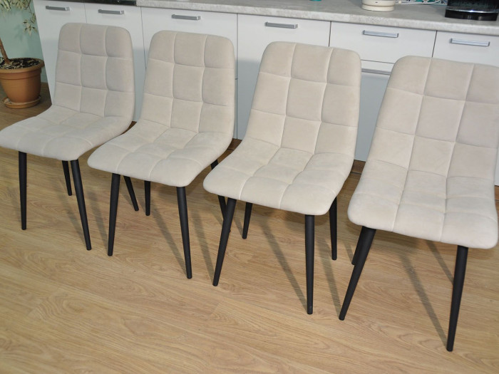 Обеденная группа Колорадо / Стул Х 4 шт. / Веллингтон/черный / бид 01