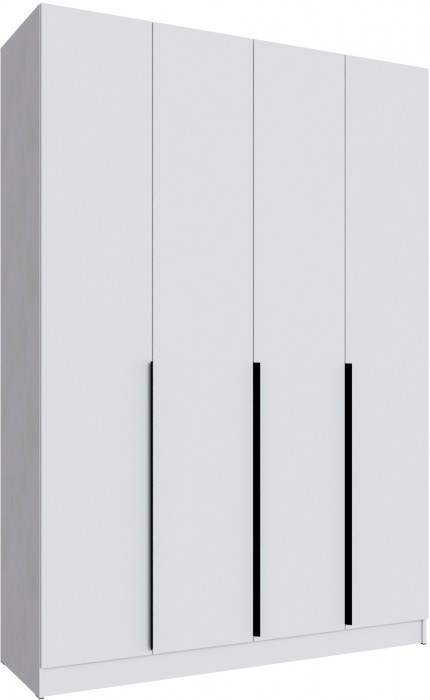 Шкаф Мадрид (1,6) с 6 ящ. внутри без зеркала, Белый