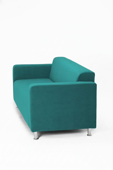 Диван прямой Томи, 160 см, велюр, зеленый