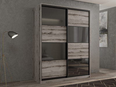 Шкаф-купе Кааппи 13 Эвок Окаменелый 140х60х230 см
