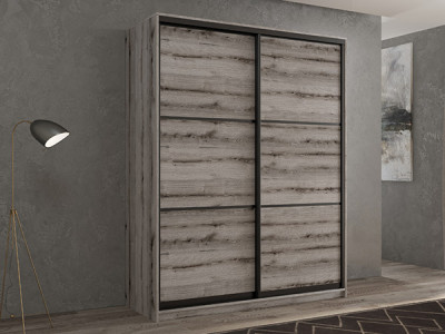 Шкаф-купе Кааппи 4 Эвок Окаменелый 140х60х230 см