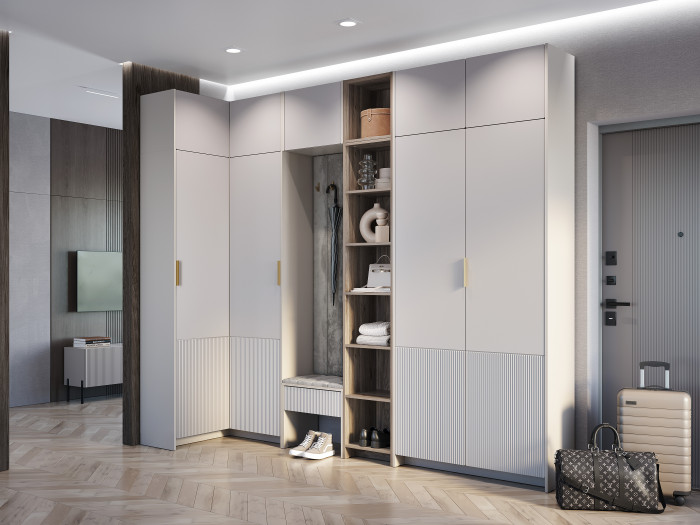 Шкаф навесной "Пандора" ШКН-08, Кашемир/Айриш MF03