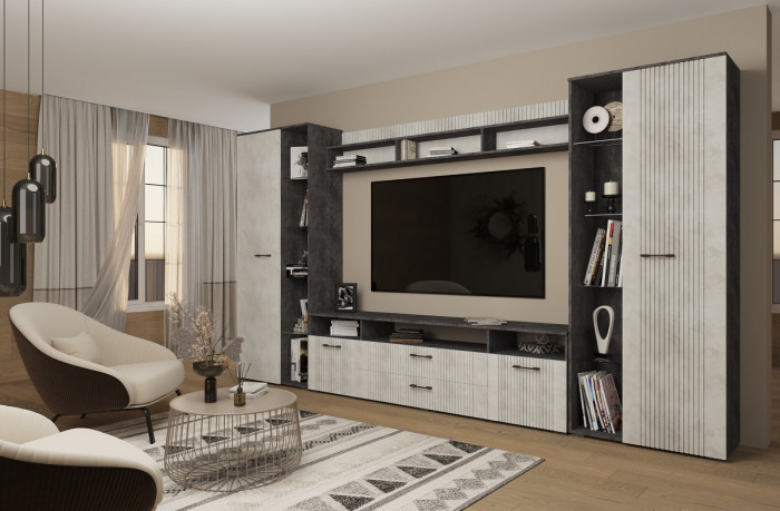 Шкаф с открытой нишей (левое исп.) 