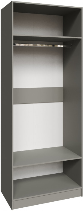 Шкаф Мадрид (0,9) с зеркалом, Мокко