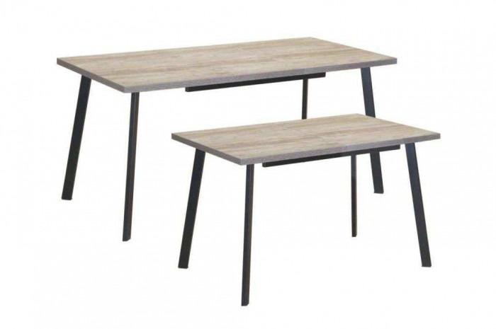 Стол обеденный Бэлфаст Черный / Сосна пасадена