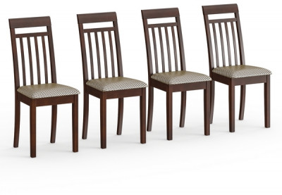 Четыре стула Мебель--24 Гольф-11 разборных, орех