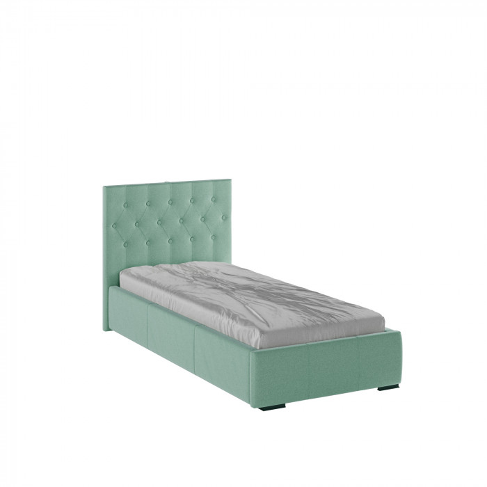 Октавия Кровать интерьерная 900 мятный ромб, ПМ