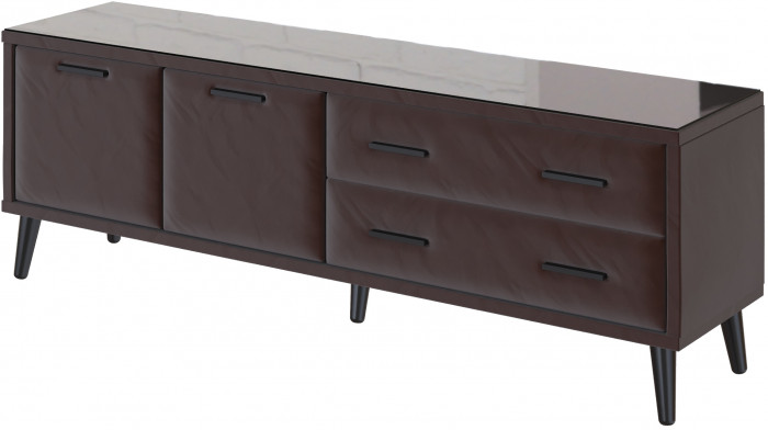Тумба ТВ интерьерная Виго 1,6 коричневый