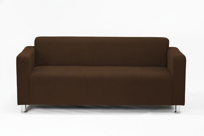 Диван прямой Томи, 180 см, велюр, коричневый