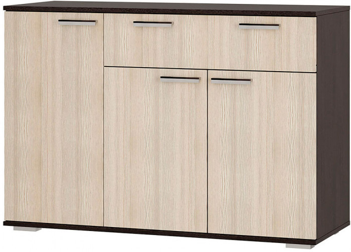 Комод "Стандарт №4" NEW (1200х828х460) венге/лоредо