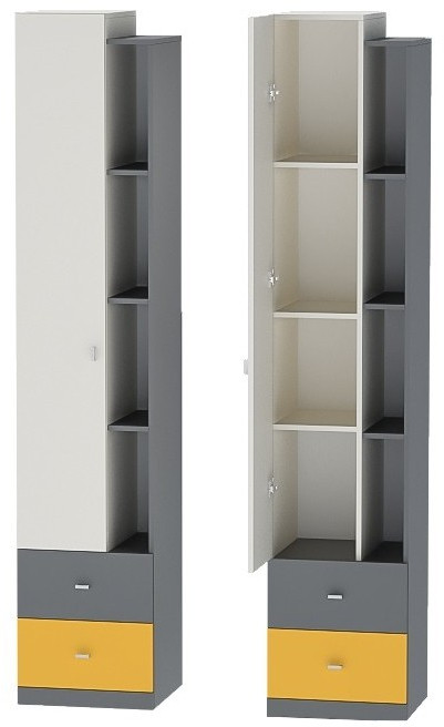 Клео П-1 Пенал (Графит/Миндаль/Океан)