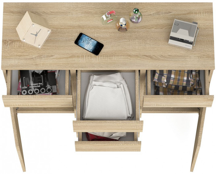 Мори Комод МК1200.4, цвет дуб сонома, ШхГхВ 120,4х41х94 см.