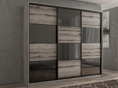 Шкаф-купе Кааппи 13 Эвок Окаменелый 190х60х230 см