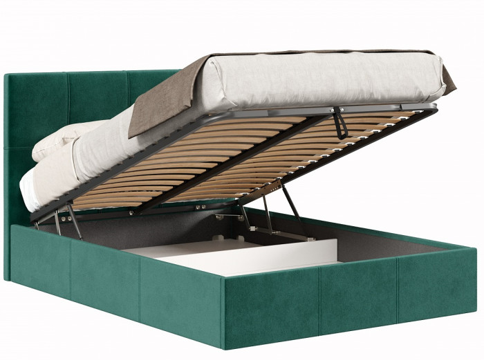 Кровать с подъёмным механизмом 1600 Марсель, зеленый