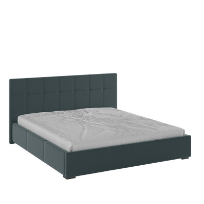 Рио Кровать интерьерная 180 серый квадрат, ортопед