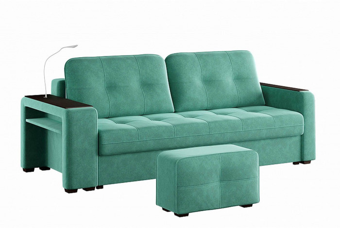 Диван Smart 4 пуф слева Б4-3Т-Б3 СК Кашемир 672