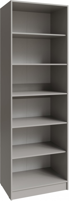 Шкаф Мадрид (0,75) с полками с зеркалом, Кашемир