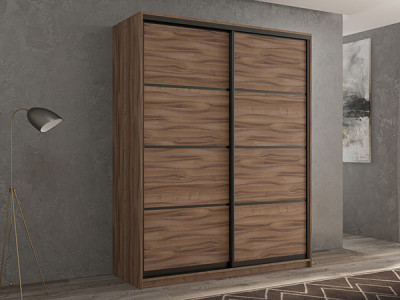 Шкаф-купе Кааппи 4 Орех Тьеполло 140х45х230 см