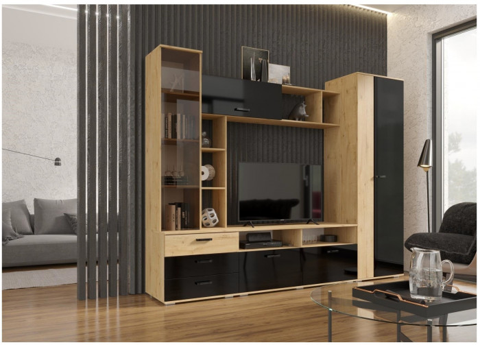 Гостиная Крокус, Вотан/Белый матовый