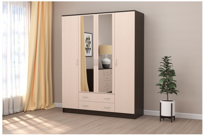 Модульная спальня Кэт-7 (композиция 7) (Венге / Белфорт)