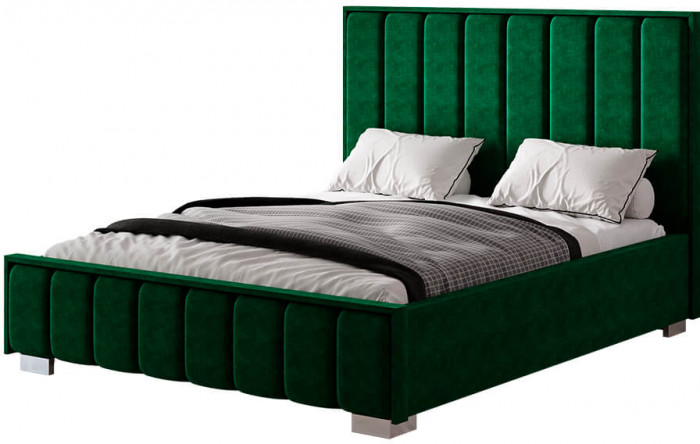 Кровать "Мирабель" КР-11 1,4м под подъемный механизм изумруд