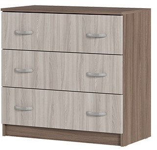 КМ 551М Бася ЛДСП комод шимо темный/шимо светлый