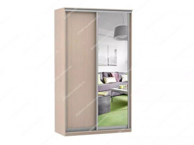 Шкаф купе Модерн 1190х600 2-х дверный зеркало ясень