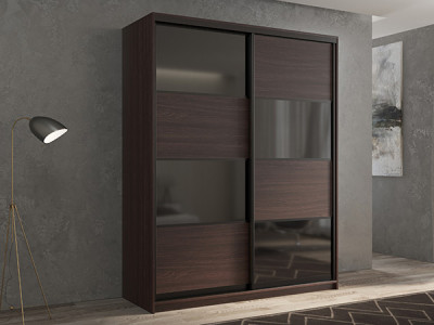 Шкаф-купе Кааппи 13 Венге 140х45х230 см