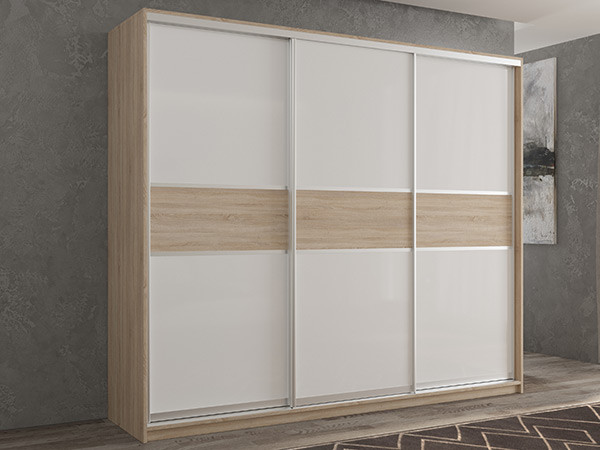 Шкаф-купе Кааппи 11 Сонома Светлый 180х60х230 см