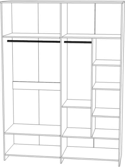 Модульная спальня "Монтиз" - Дуб мадура/Эвкалипт