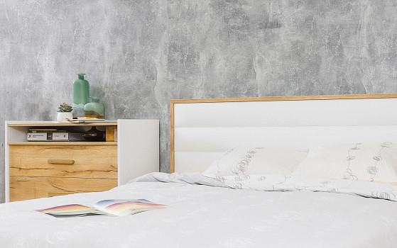 Кровать с подъемным механизмом Айрис 306 Люкс 180х200, дуб