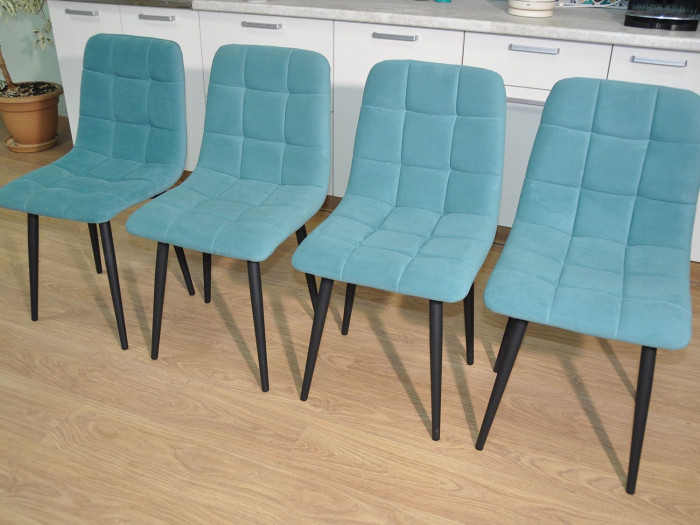 Обеденная группа Колорадо / Стул Х 4 шт. / Дуб Сонома/черный / бид 15