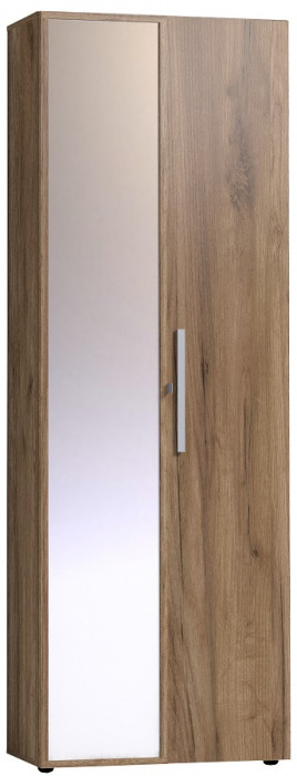 Шкаф для одежды с зеркалом Nature 92, дуб крафт