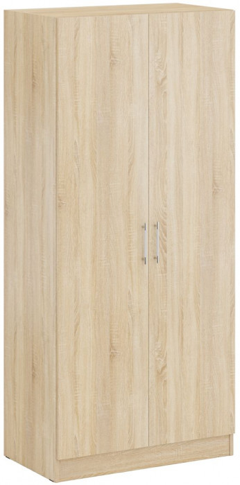 Кровать с ящиками 1600 + Шкаф 2-х створчатый Стандарт, цвет дуб сонома, ШхГхВ 163,5х203,5х70 + 90х52х200 см., сп.м. 1600х2000 мм., б/м, основание есть