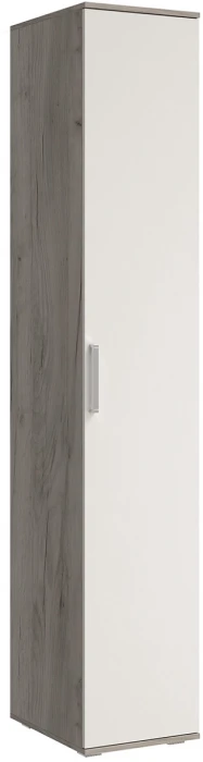 Шкаф-пенал Фиеста NEW, Крафт серый/Кашемир