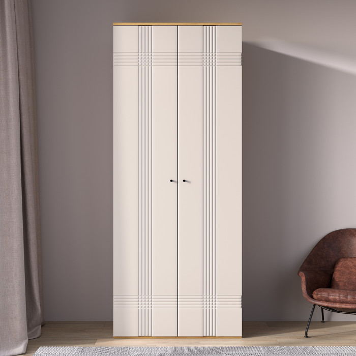 Шкаф распашной двухдверный Вега Саксония