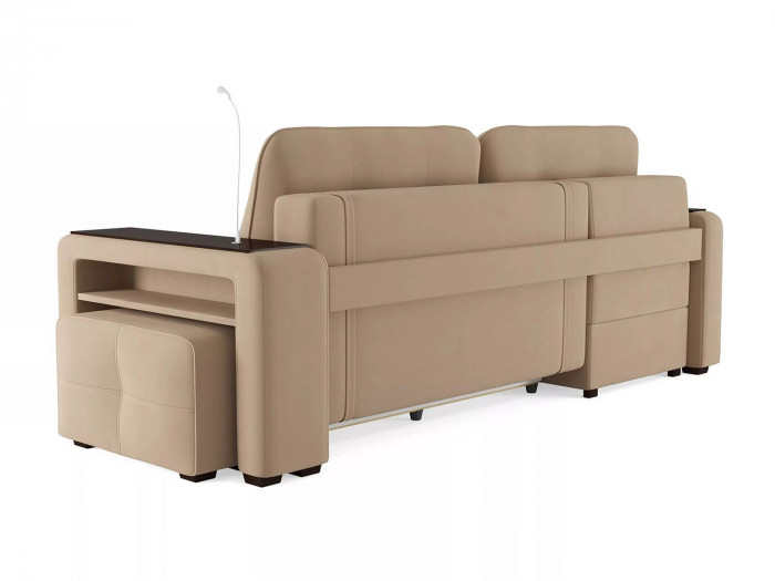 Диван угловой Smart 4 Б3-1Пф-2Т-Б4 Велюр Velutto 05