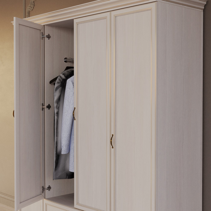 Шкаф распашной четырехдверный Сиена