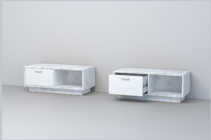 Эго Тумба Т-4 ПД (Камень Темный/Дуб Крафт Золотой)