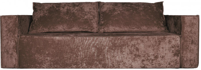 Диван-еврокнижка Лофт Люкс Плюш, 140х195, коричневый