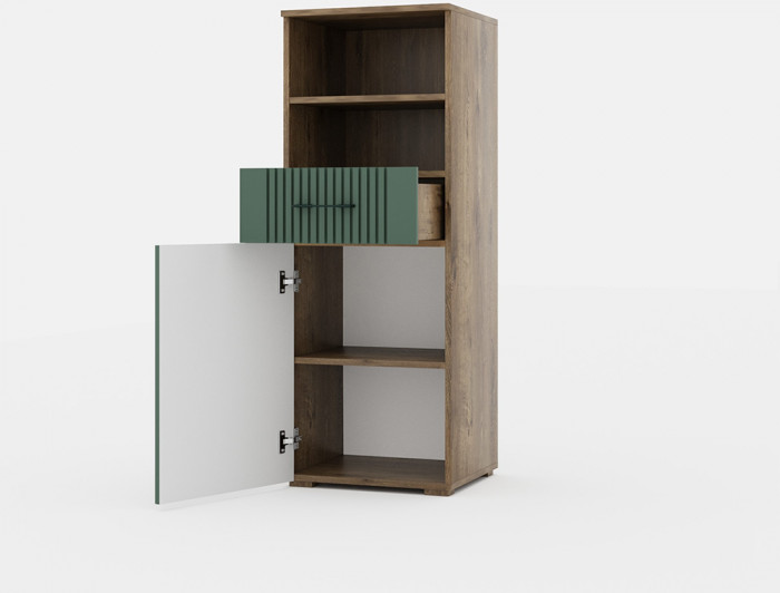 Модульная гостиная "Монреаль" - Антарцит/Дуб канадский арктик