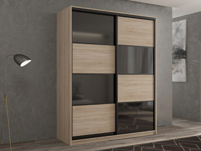 Шкаф-купе Кааппи 13 Сонома Светлый 120х60х230 см